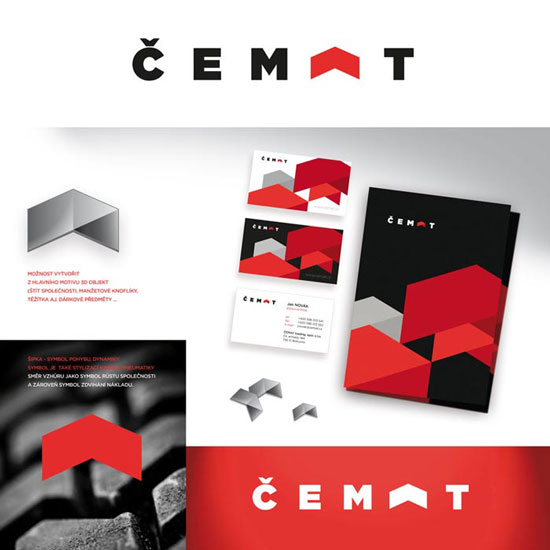 Návrh loga a corparate designu pro společnost Čemat